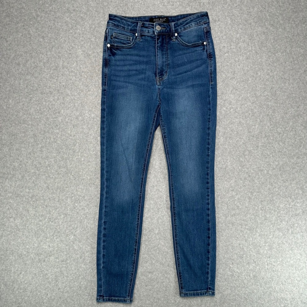 Judy Blue High Rise Skinny Jeans Medium Wash JB88799 MD Womens Size 5/27